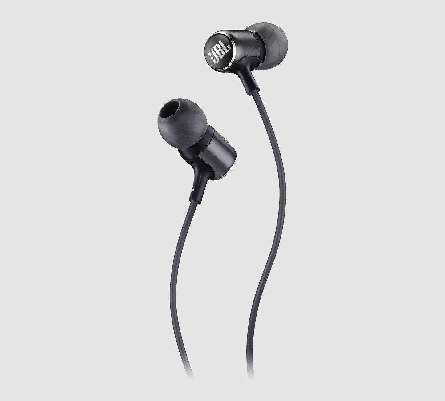 JBL LIVE 100 In-Ear Headphones Wired Earphones with Remote Control Premium Aluminum Housing Mic Voice Assistant Hands-Free Calls