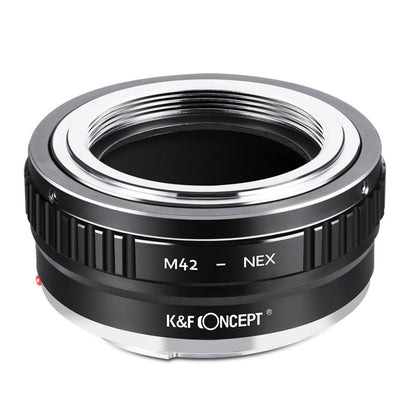 K&F Concept M42-NEX High Precision Lens Adapter Mount for M42 Mount Lens to Sony E-Mount Body Mirrorless Camera