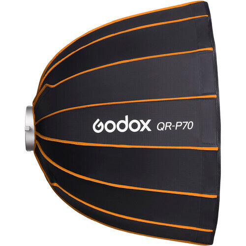 Godox QR-P70 70CM Deep Parabolic Quick Setup Bowens Mount Flash Speedlight Diffuser Reflector