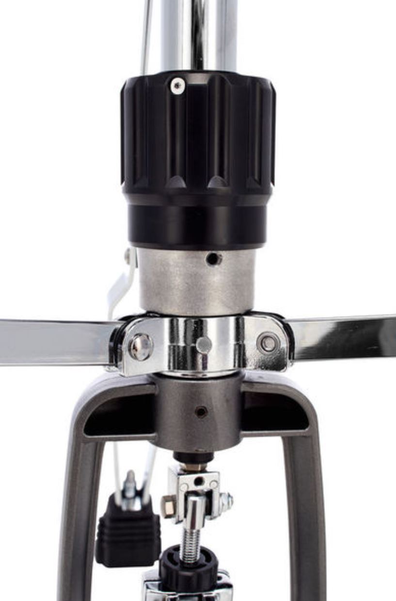 Pearl H1050 Pro Hi-Hat Cymbal Stand with Double Braced Rotating Legs Swiveling Footboard Spring Tension Dial Rapid Lock Quick Release Hi-Hat Clutch