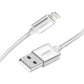 [CLEARANCE] UGREEN USB-A Male to Lightning Male 480Mbps Data Syncing & Charging Cable with Aluminum Braided Case for Smartphones & Tablets (2M) | 6016