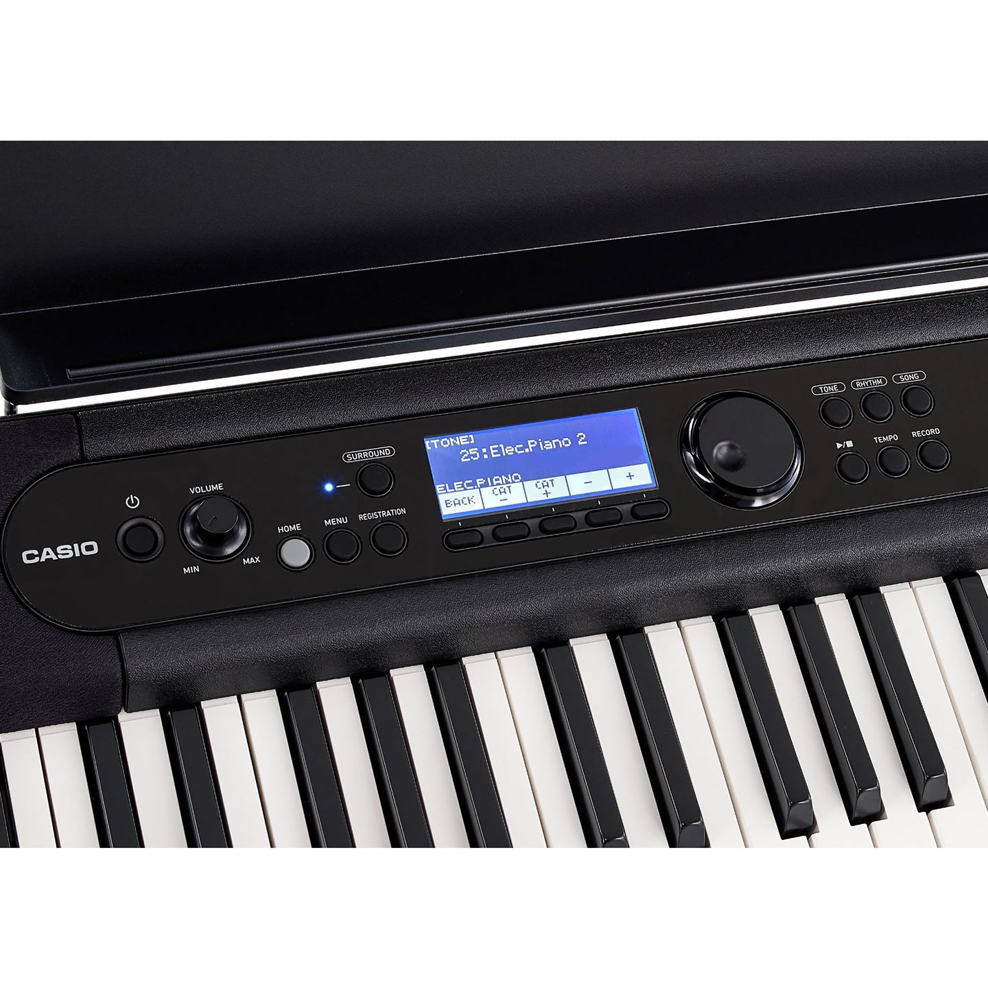 Casio CT-S400C2 CT-S400 Series 61 Key Velocity Sensitive Piano Keyboard with Auto-Harmonize, MIDI Recorder, Pitch Bend Wheel, Auto-Accompaniment, Headphone/Line Output Jack (Black)