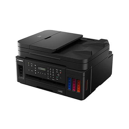 Canon PIXMA G7070 Wireless Refillable Inkjet Printer with 4800x1200DPI, 250 Max Tray Sheets, Double Sided Printing, LCD Display, Print, Scan, Copy and Fax