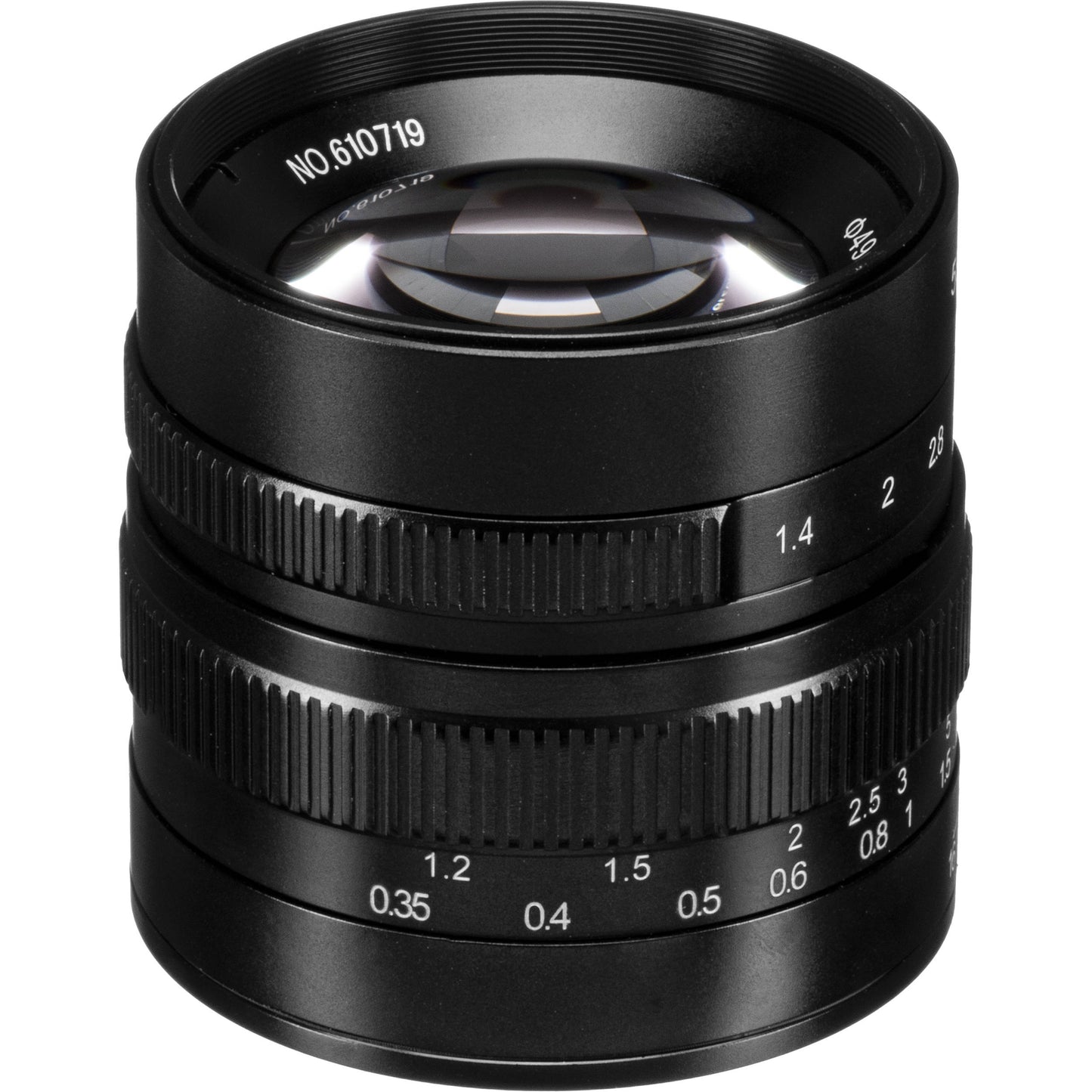 7Artisans 55mm f1.4 Photoelectric APS-C Manual Prime Lens for Panasonic/Olympus Micro Four Thirds MFT M4/3 Mirrorless Cameras with Bokeh Effect