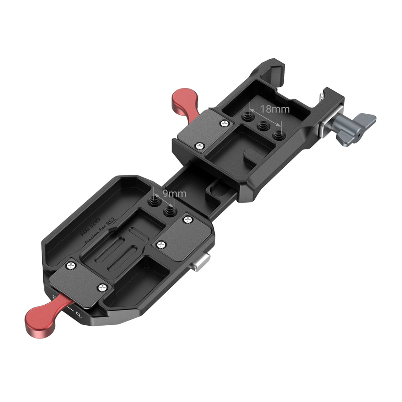 SmallRig Mounting Base Plate Stretchable with Quick Leveling for DJI RS2 Handheld Gimbal | Model - 3249