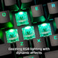 HyperX Alloy Origins Core Tenkeyless Mechanical RGB Backlit Gaming Keyboard with Detachable USB Type-C Cable, Aqua Tactile Switch (HX-KB7AQX-US)