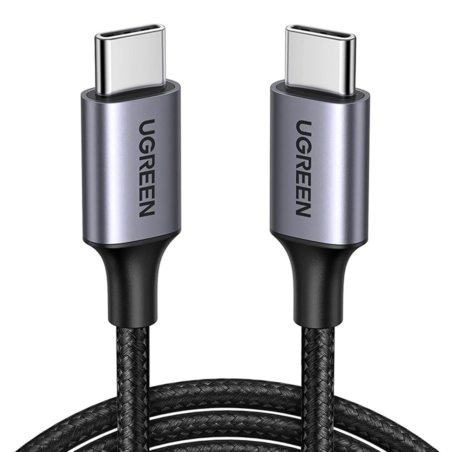 UGREEN 100W PD Type C Male to Male Fast Charging 5A Data Cable with 480Mbps Transfer Speed - 1M, 1.5M, 2M | 7042