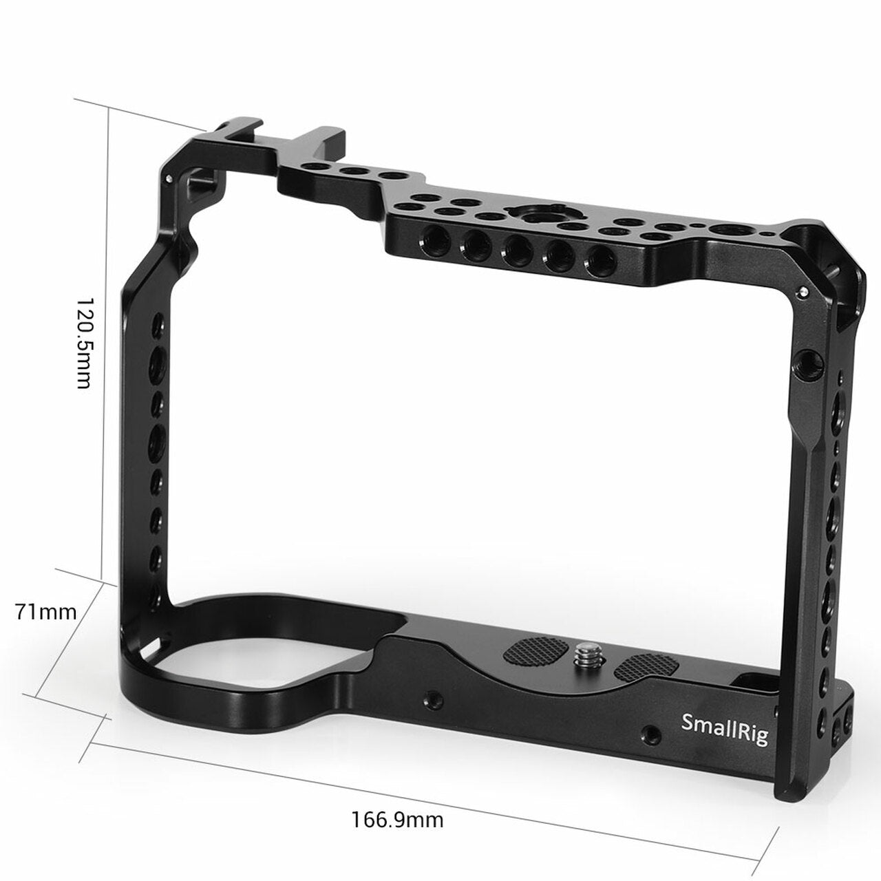 SmallRig Camera Cage for Panasonic Lumix DC-S1 and S1R with NATO Rail Cold Shoe Strap Slots CCP2345