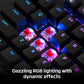 HyperX HX-KB7RDX-US Alloy Core - Tenkeyless Mechanical Gaming Keyboard, Software Controlled Light & Macro Customization, Compact Form Factor, RGB LED Backlit, Linear HyperX Red Switch
