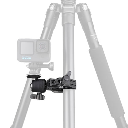 Ulanzi R099 Clamp Mount with Mini 360 Rotating Ball Head Multifunctional Clip for Camera and GoPro