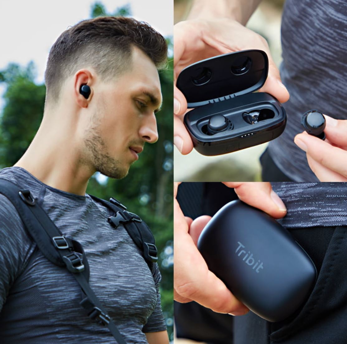 Tribit FlyBuds 3 True Wireless Earbuds 5h Playtime with Built-in 2600m – JG  Superstore