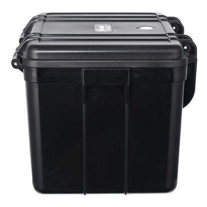 Eirmai R11 Moisture-Proof Dry Camera Box 9-Liters with Dehumidifier Hygrometer Sponge Pad (Fits 1 DSLR and 2 Lenses) Black