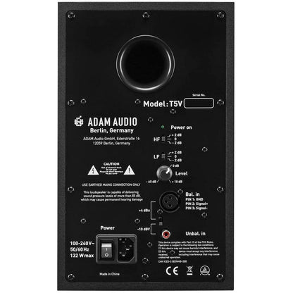 [CLEARANCE] Adam Audio T5V Two-Way 5-Inch Active Nearfield Monitoring Speaker