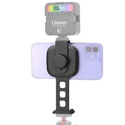 Ulanzi ST-28 Magnetic Phone Mount with Cold Shoe and 1/4-inch Tripod and Stand Adapter for Photography and Vlogging