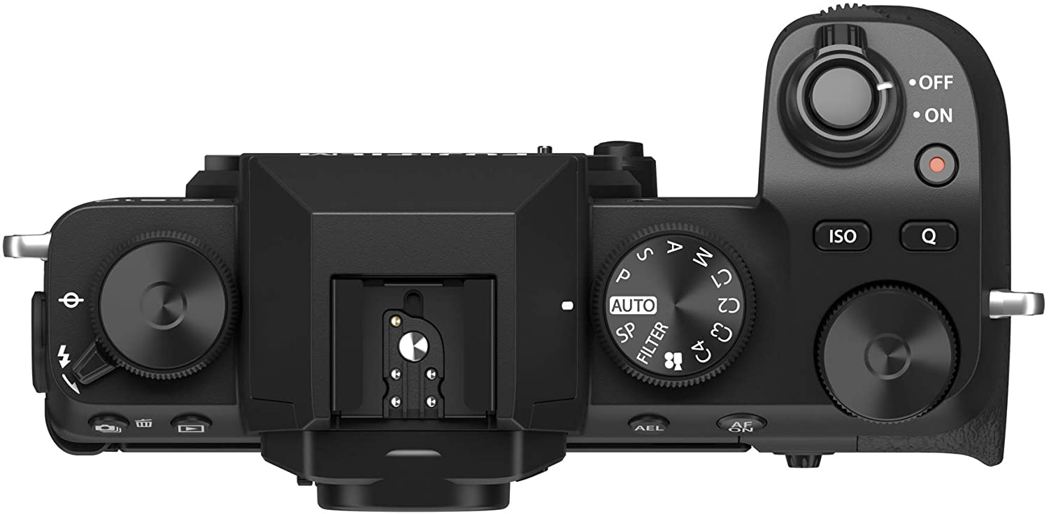 Fujifilm X-S10 Mirrorless Camera with Articulating Touchscreen LCD, Auto  and Manual Focus Modes and Bluetooth / Wifi Connectivity Body Only Black