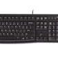 Logitech MK120 Full-Sized Keyboard and Mouse Combo with Spill-Resistant and High-Definition Optical Tracking for Windows 10, 11