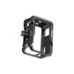 Ulanzi Full Wrap Case Sports Camera Cage with Quick Release Lock, 1/4"-20 Accessory Threads and Cold Shoe Mount for DJI Osmo Action 3