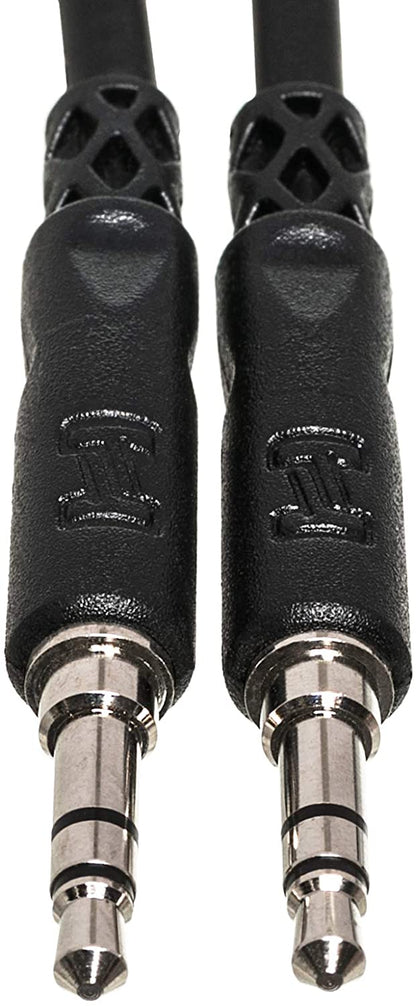 Hosa CMM-110 3.5mm TRS to 3.5mm TRS to Same Stereo Interconnect Cable, 10Ft.