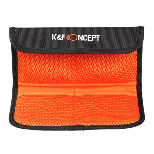 K&F Concept KF13-003 Camera Lens Filter Holder Pouch 6 Pockets  Wallet Case For  UV CPL FLD ND Filter Bag