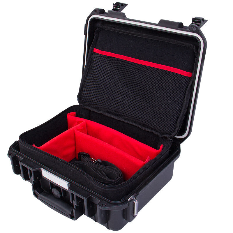 Eirmai R101 Drone Camera Suitcase Waterproof Shockproof UAV Storage Box Hard Case with Liner Bag and Detachable Sponge Dividers Ideal for DJI Mavic Pro (Small)