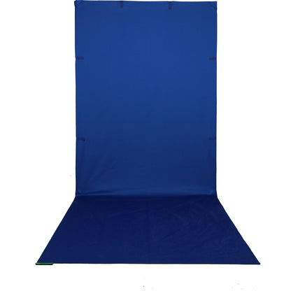 Phottix Q-drop Collapsible Backdrop Kit 5ft by 13ft with 4 Colors Green / Blue and Black / White Cotton Muslin Background PH83432