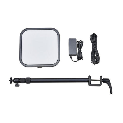 [CLEARANCE] Godox ES30 E-Sport LED Light Panel Kit with Desktop Mount Stand, Bluetooth, 2800-6500K Color Temperature for Livestream, Photography and Video