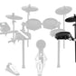 Alesis Nitro Mesh Kit Expansion Pack with 10-inch Cymbal and 8-inch Dual-zone Mesh Drum Pad