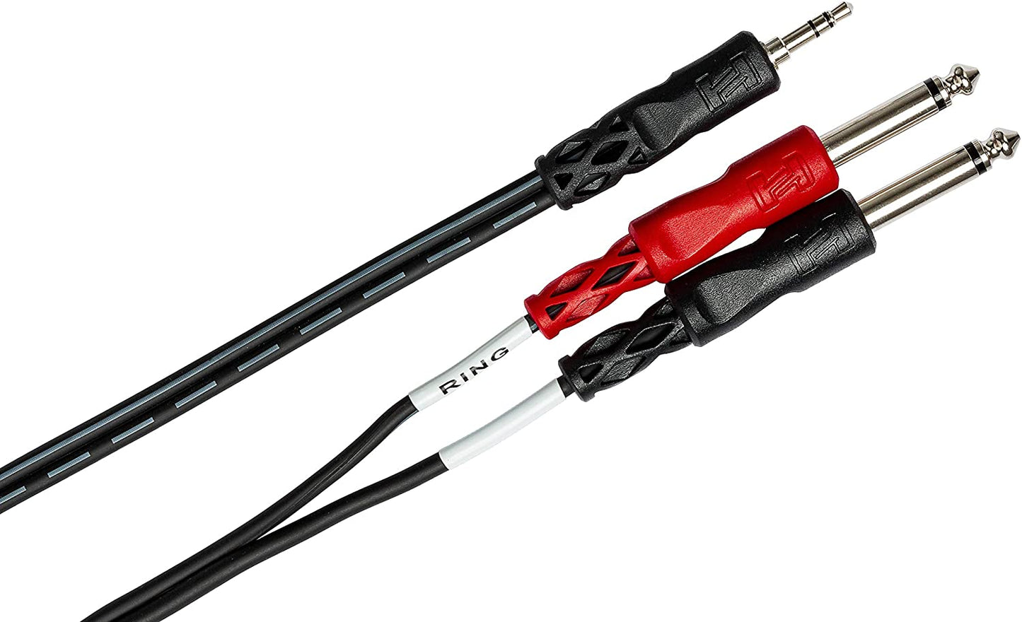 Hosa Technology CMP-159 Stereo Mini (3.5mm) Male to 2 Mono 1/4 Male Insert Y-Cable - 10'
