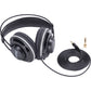 [CLEARANCE] Samson SR990 Closed-Back Studio Reference Headphones Over-Ear with 20Hz to 20KHz Frequency Range Velour Protein-leather Earpads Neodymium Drivers for Audio Engineering Mixing Playback