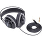 Samson SR990 Closed-Back Studio Reference Headphones Over-Ear with 20Hz to 20KHz Frequency Range Velour Protein-leather Earpads Neodymium Drivers for Audio