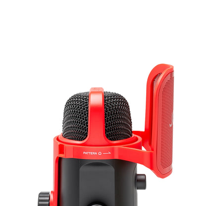 JOBY Wavo POD Omnidirectional USB Desktop Condenser Microphone with LED Indicators, On-Board Controls, USB Type-C and 3.5mm Headphones Output for Streaming and Podcast | 1775