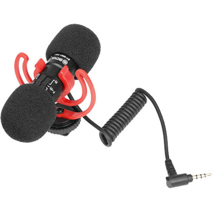 [CLEARANCE] Boya BY-MM1 Pro Dual-Capsule Condenser Shotgun Microphone for Cameras, iPhone, Android Smartphone, Tablet, Camcorder, PCs, 2 Person Recording