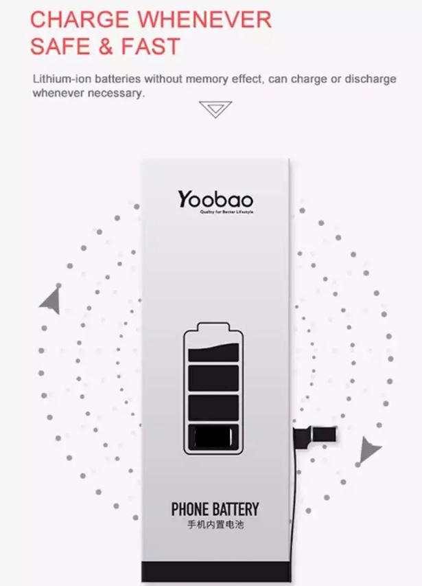 Yoobao 3100mAh Advanced  Battery Replacement for iPhone 8 Plus