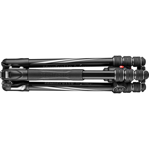 Manfrotto MKBFRTA4GT-BH Befree GT Travel Aluminum Tripod with 496 Ball Head for Vlogging, Photography (Black)