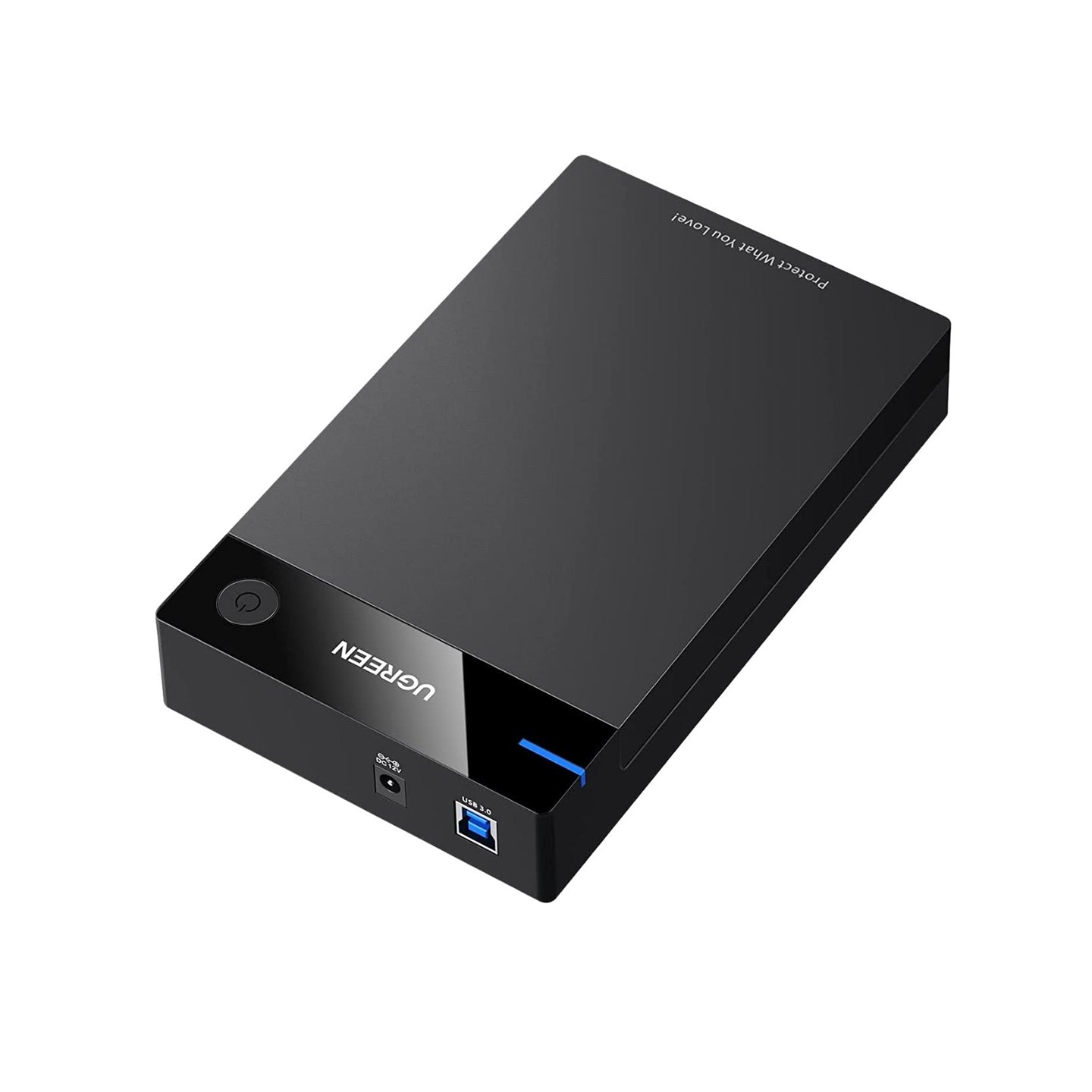 UGREEN External Hard Drive Enclosure 3.5" 2.5" SATA USB 3.0 with UASP Support, 5Gbps Transfer Speed, Sleep Mode for HDD and SSD | 50423