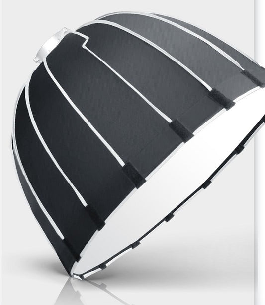 Triopo 47.2 inches / 120cm Parabolic Hexa Decagon Umbrella Soft Box for Outdoor Travel Photography, Location Shoots, Studio Equipment (KP2 120 GRID)