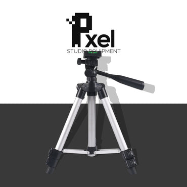 Pxel 65TP Stand Two Section Compact Foldable Table-Top Camera Stand with Universal Mount for Webcams and Cameras for Video Recording, Vlogging, Youtube, Tiktok