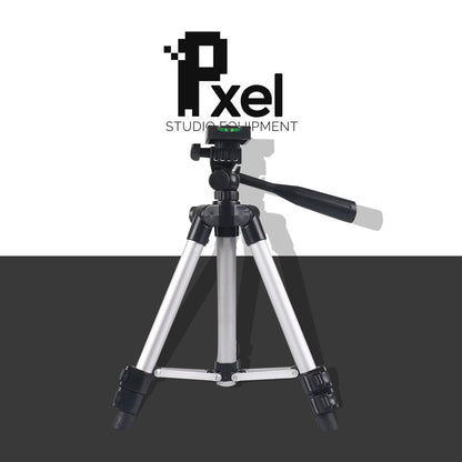 Pxel 65TP Stand Two Section Compact Foldable Table-Top Camera Stand with Universal Mount for Webcams and Cameras for Video Recording, Vlogging, Youtube, Tiktok