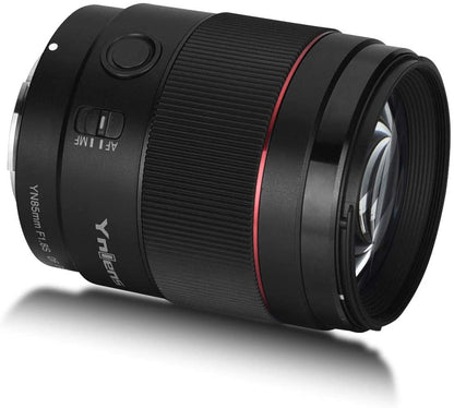 Yongnuo YN85MM F1.8S DF DSM Auto Focus Wide-Angle Prime Lens Full Frame APS-C Frame Portrait Lens Compatible with Sony E-Mount Camera
