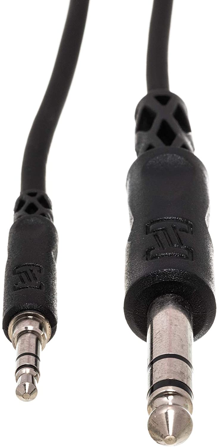 HOSA CMS-105 3.5mm TRS to 1/4" TRS Stereo Interconnect Cable, 5feet