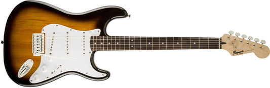 Squier by Fender Bullet Stratocaster Electric Guitar with Tremolo SQ BULLET TREM HSS (Brown Sunburst)