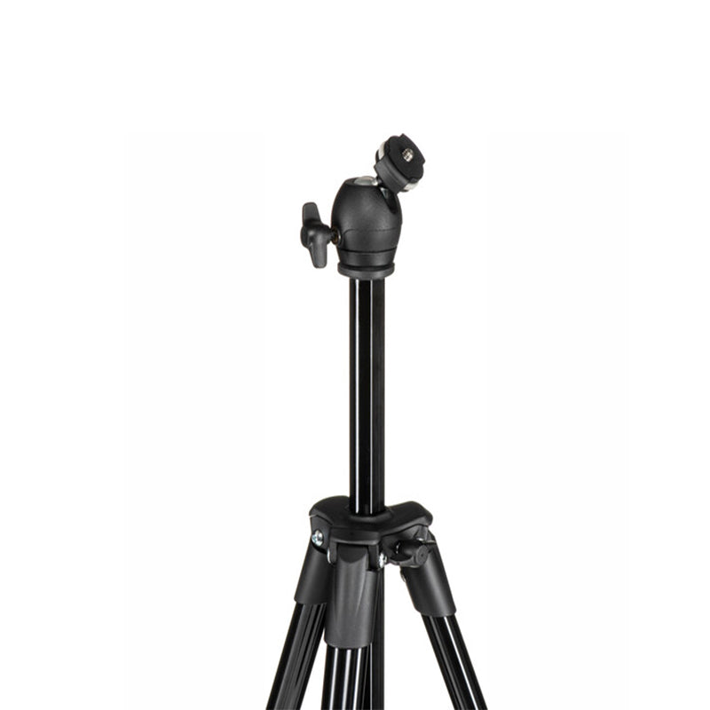 Manfrotto MKCOMPACTLT-BK Aluminum Compact Light 4-Section Tripod Kit with 1.9kg Load Capacity Ball Head (Black)