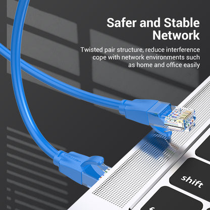 [CLEARANCE] Vention CAT6 Ethernet 5M Round Cable UTP Patch 1000Mbps 250MHz Lan Network Wire Cord for Internet Router PC Modem