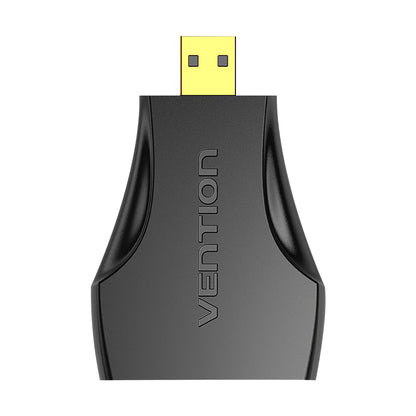 [CLEARANCE] Vention Micro HDMI Male to HDMI Female Adapter 1080p 60Hz Gold-plated Rust/Oxidation Resistant for Stable Transmission (AITBO)