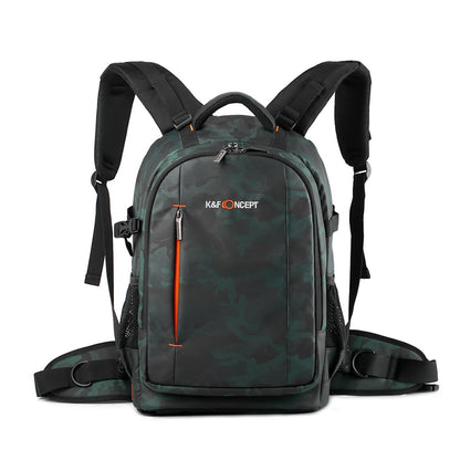 K&F Concept Multifunctional Large DSLR Camera Backpack for Travel Outdoor Photography