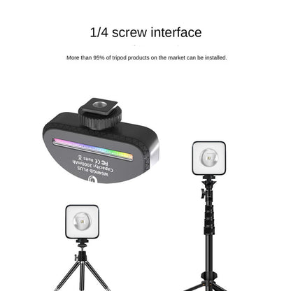 [CLEARANCE] Desview / Bestview W-S6 RGB Ambiance Video Fill Light Sunset Projection Lamp LED 2000mAh Rechargeable with 2500K - 9000K Color Temperature