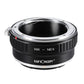K&F Concept Nikon F Lenses to Sony E Lens Mount Adapter (NIK - NEX)