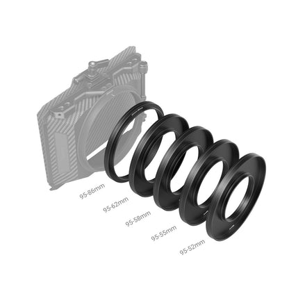 SmallRig Adapter Rings Kit for Mini Matte Box CPL ND Round Lens Filters with Aluminum Construction 3383