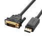 [CLEARANCE] UGREEN 1080P 60Hz DisplayPort DP Male to DVI (24+1) Male Gold-Plated Cable Connector with Button Design, Multiple Internal Shielding for Laptop, Graphics Card, HDTV (2M) | 10221