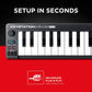 M-Audio Keystation Mini2 32 MK3 | Ultra Portable Mini USB MIDI Keyboard Controller | M Audio Edition and Xpand 2 by AIR Music Tech